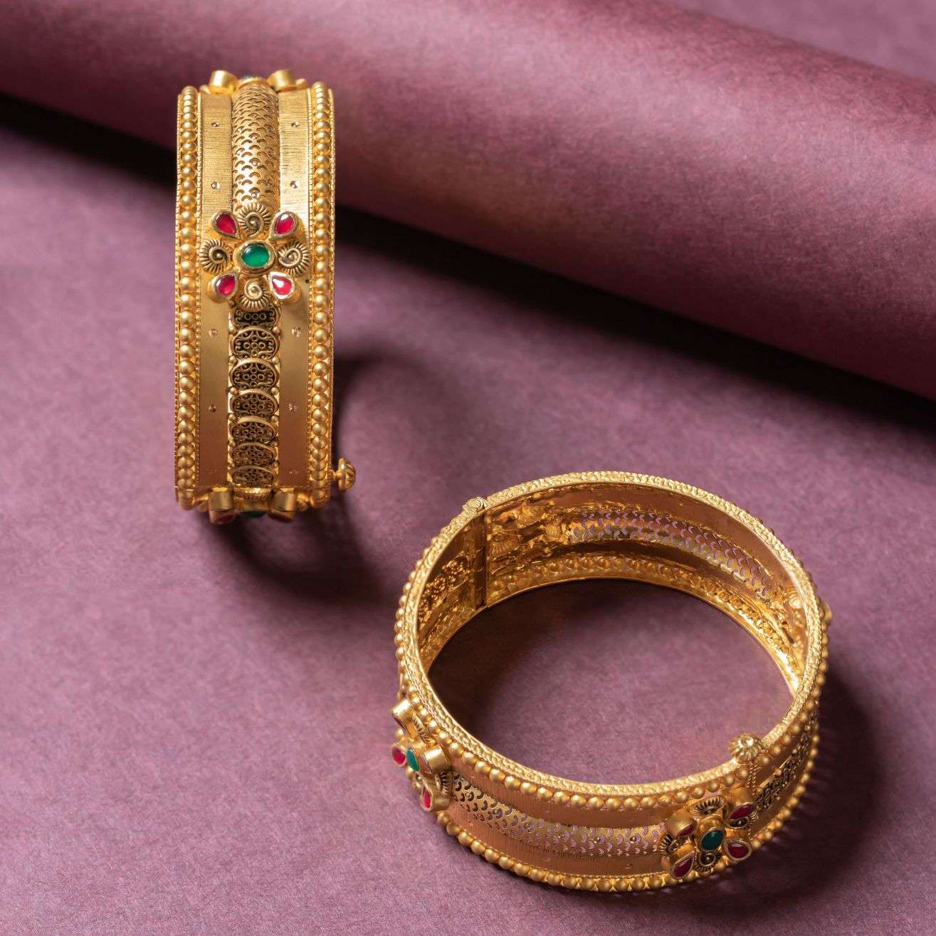 Gold Bangles for ladies